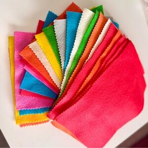 23 Pcs. Vibrant Colorful Felt Fabric Sheets for Crafting Arts & Crafts 9”x6”